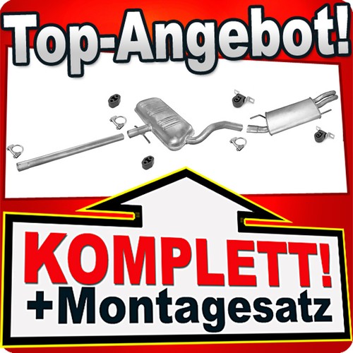 Auspuff für golf - vw,